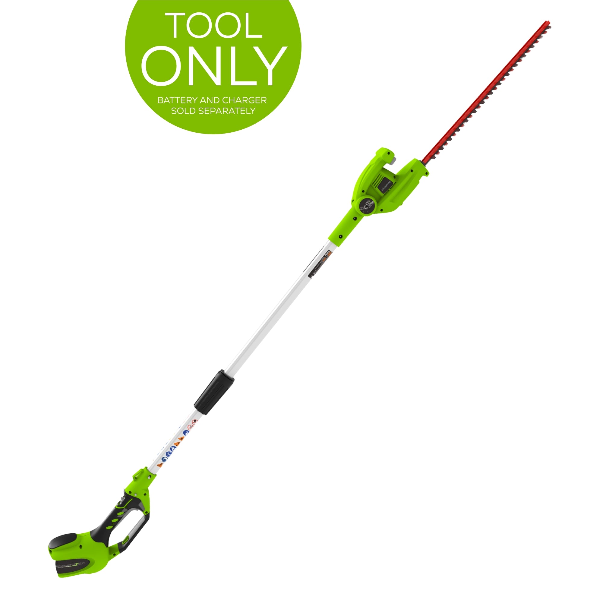 40V 20" Cordless Battery Pole Hedge Trimmer (Tool Only)