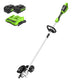 48V (24V x 2) 8" Edger w/ (2) 4.0Ah USB Batteries & Dual Port Charger