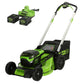 60V 21" Cordless Battery Self-Propelled Lawn Mower w/ Two (2) 4.0Ah Batteries & Dual Port Charger