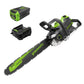 60V 20" Cordless Battery 3.2kW Chainsaw w/ 8.0Ah Battery & Rapid Charger