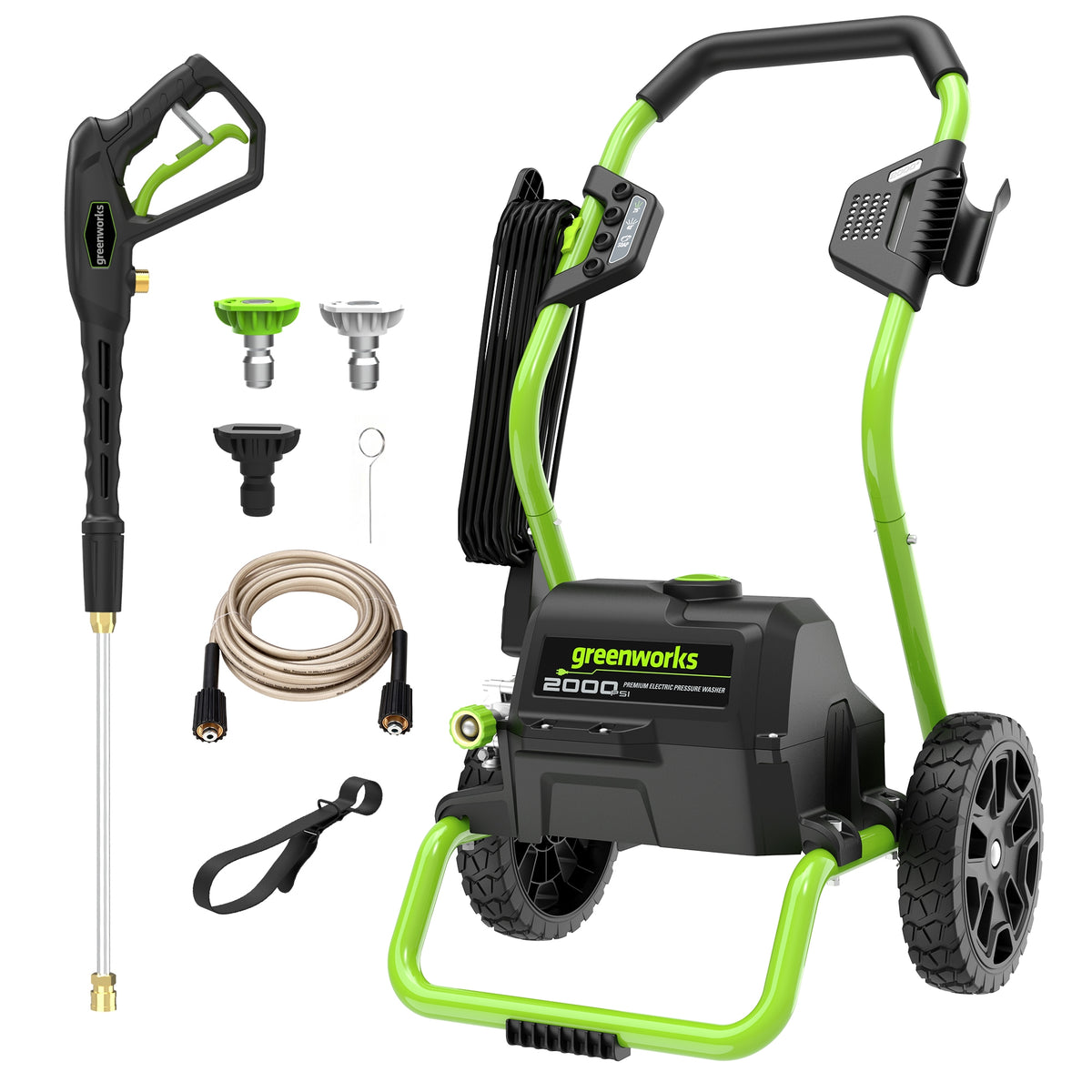 Green 2000-PSI 1.1 GPM Pressure Washer | Greenworks Tools