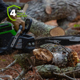 80V 20" Cordless Battery Chainsaw w/ 4.0Ah Battery & Charger