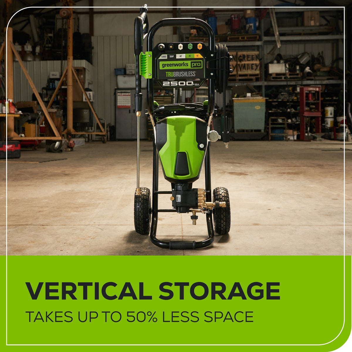 2500 PSI 2.1 GPM Cold Water Electric Pressure Washer