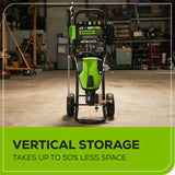 2500 PSI 2.1 GPM Cold Water Electric Pressure Washer