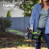 80V 20" Cordless Battery Chainsaw w/ 4.0Ah Battery & Charger