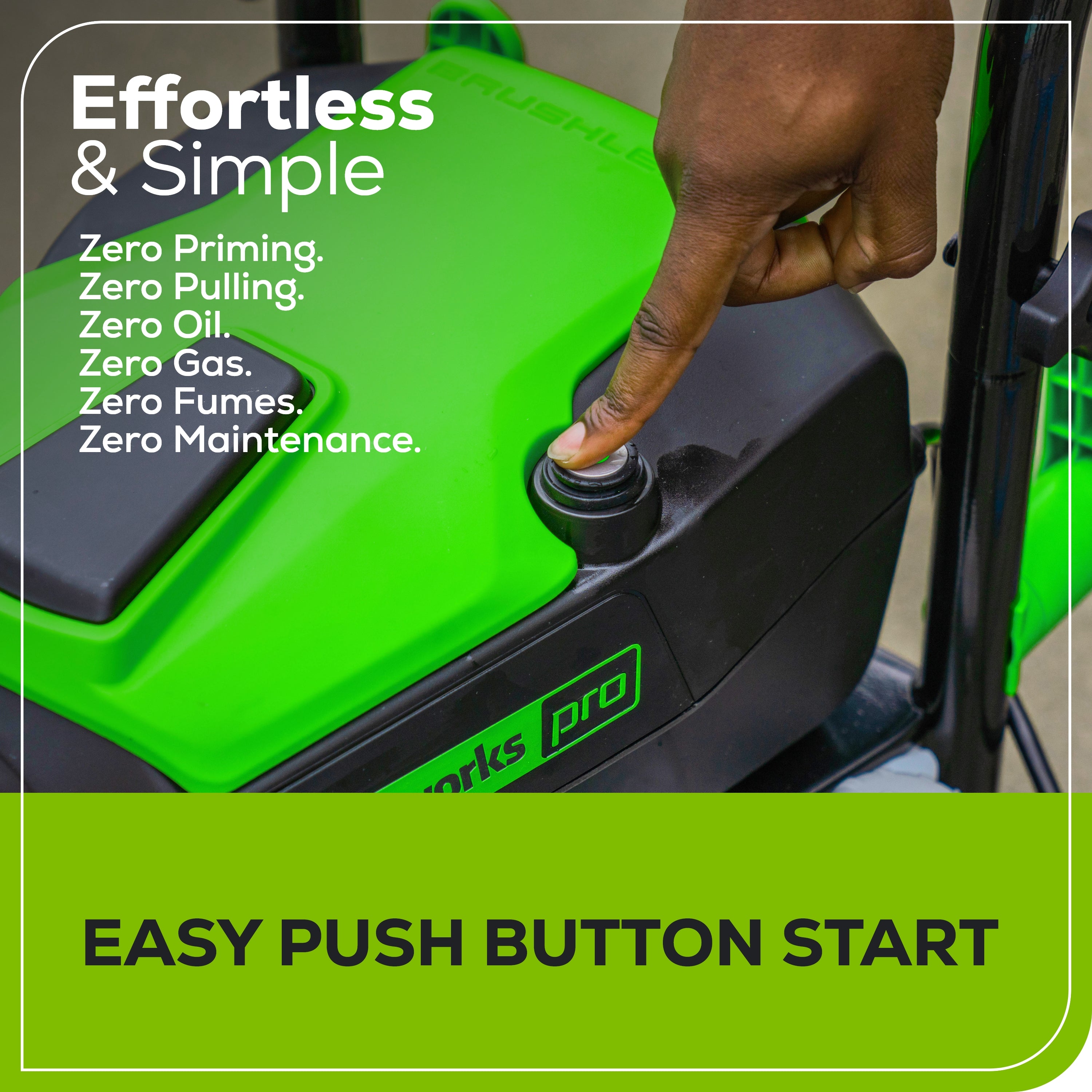 2500 PSI 2.1 GPM Cold Water Electric Pressure Washer