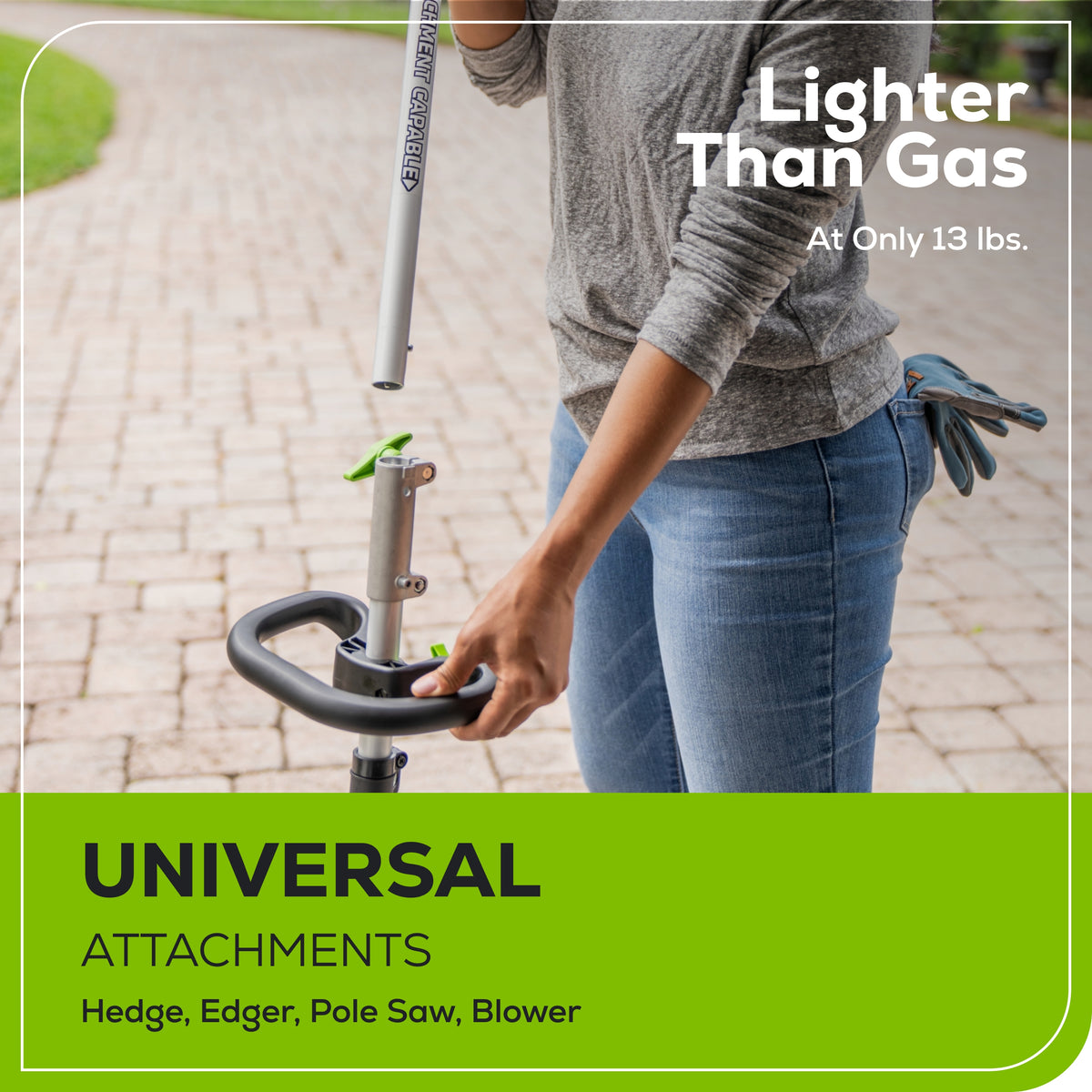 60V 16" Cordless Battery String Trimmer (Attachment Capable) w/ 4.0 Ah Battery & Charger