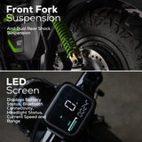 60V Gen 2 STEALTH Series Electric Mini-Bike: (2) 8.0 Ah Batteries and Dual-Port Rapid Charger
