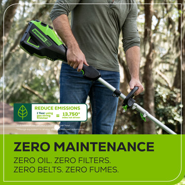 60V 16" Cordless Battery String Trimmer (Attachment Capable) w/ 4.0 Ah Battery & Charger