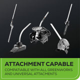 80V 16" Cordless Battery String Trimmer (Attachment Capable) w/ 2.5 Ah Battery & Charger