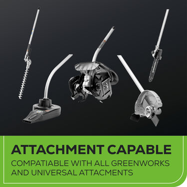 80V 16" Cordless Battery String Trimmer (Attachment Capable) w/ 2.5 Ah Battery & Charger