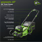 60V 22" Cordless Battery Push Lawn Mower w/ 5.0Ah Battery & Charger