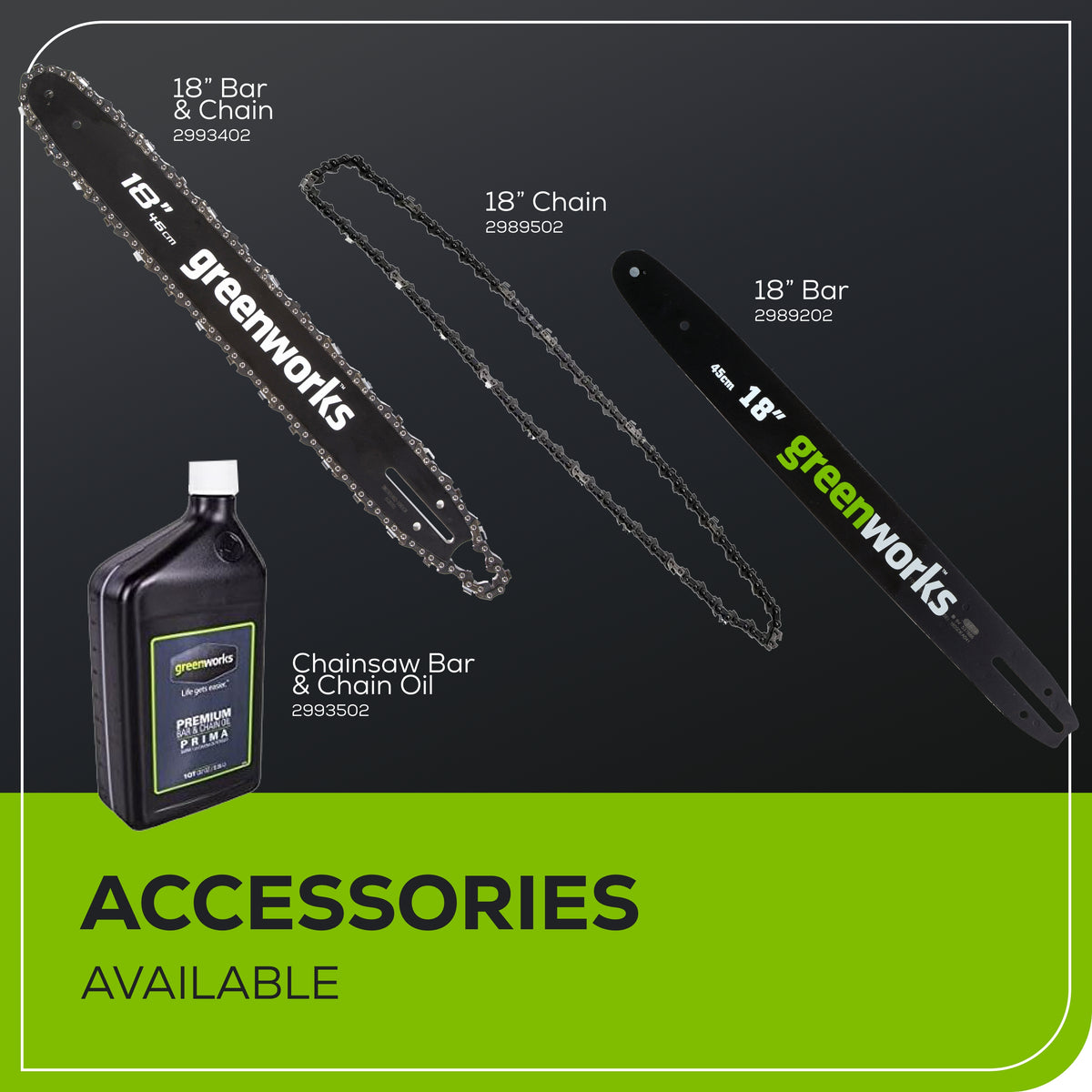 60V 18"Cordless Battery  2.0KW Chainsaw and Hard Case w/ 4Ah Battery and Charger