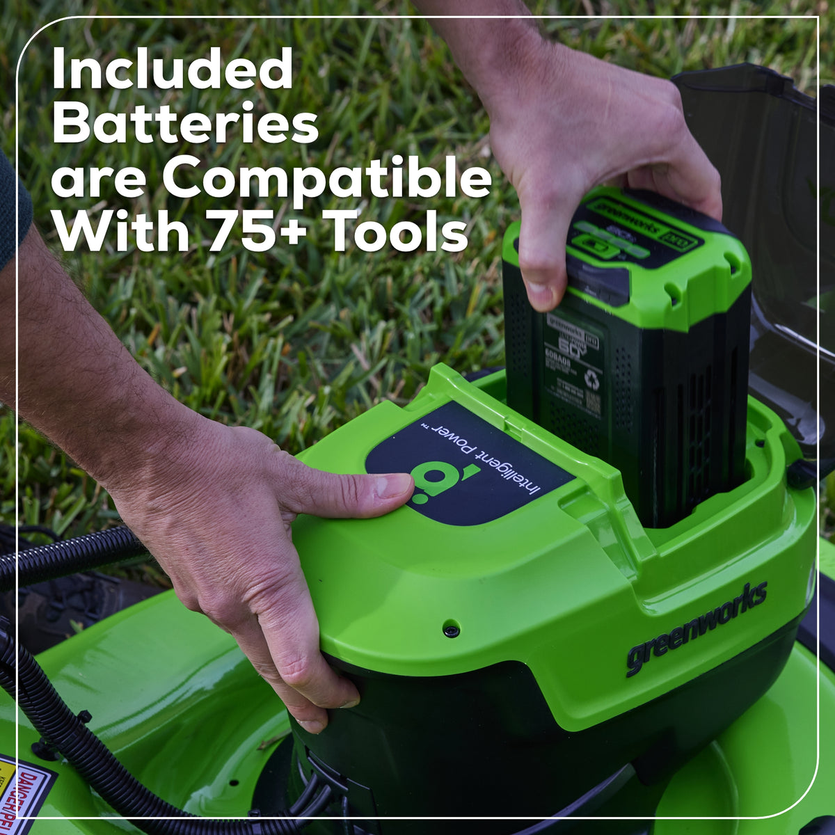 OPEN BOX 60V 21" Cordless Battery Dual Blade Self-Propelled Mower w/ (1) 8Ah battery and 6A Charger