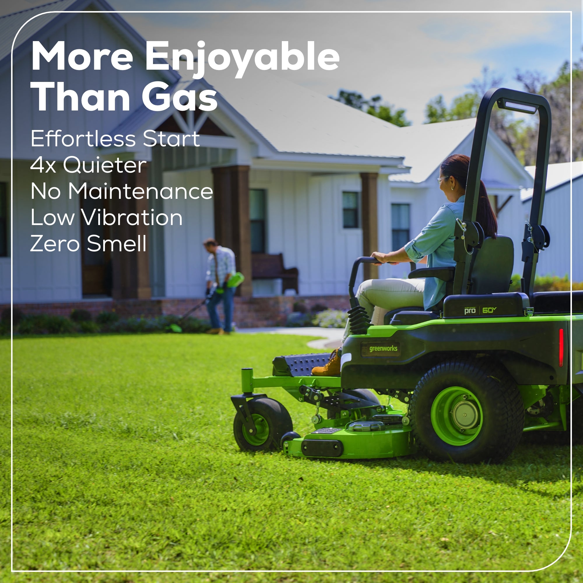 60V 54" MaximusZ Zero Turn Riding Mower: (2) 20.0 Ah (2) 8.0 Ah and (2) 4.0 Ah Batteries and 1.5kW Charger