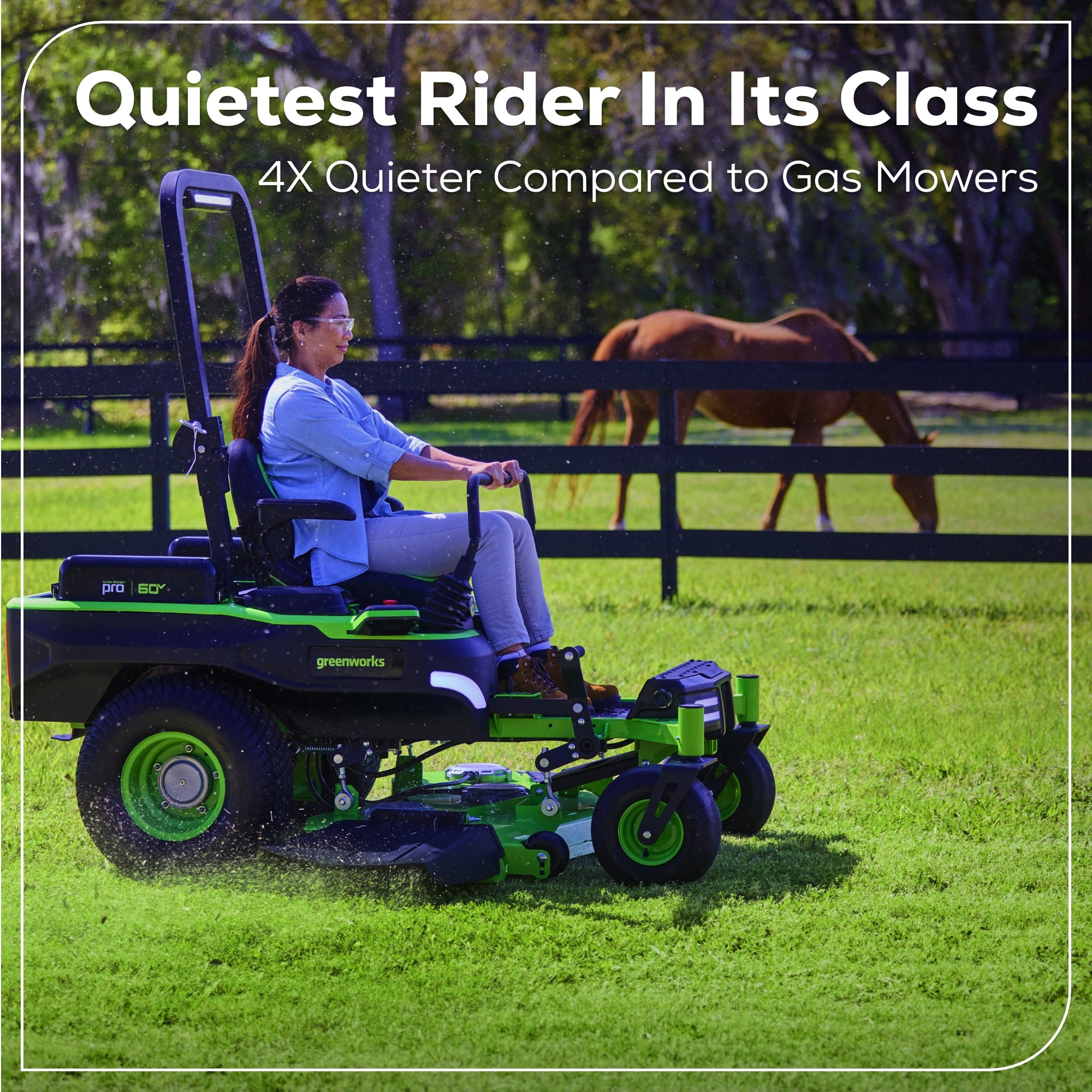 60V 54" MaximusZ Zero Turn Riding Mower: (2) 20.0 Ah (2) 8.0 Ah and (2) 4.0 Ah Batteries and 1.5kW Charger