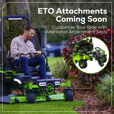 60V 54" MaximusZ Zero Turn Riding Mower 3PC Combo Kit with (2) 20.0 Ah, (2) 8.0 Ah, (2) 4.0 Ah & (1)2.5Ah Batteries and (2) Charger