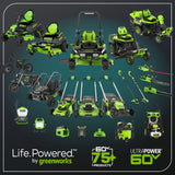 60V 60" MaximusZ Zero Turn: (2) 20.0 Ah, (4) 8.0 Ah Batteries and 1.5kW Charger