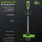 60V 16" Cordless Battery String Trimmer w/ 2.5Ah Battery and 3A Charger