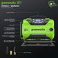 24V Cordless Battery Inflator w/ 2.0Ah Battery & Charger