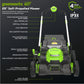60V 25" Cordless Battery Self-Propelled Mower Combo Kit w/ String Trimmer and Blower