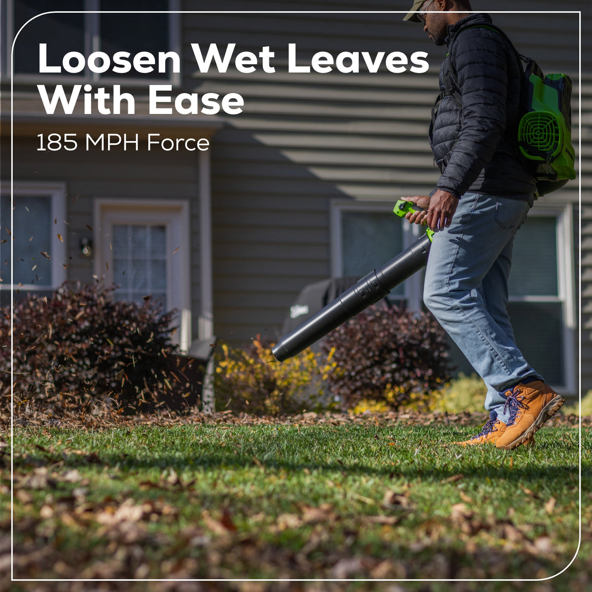 60V 730 CFM Cordless Battery Backpack Blower (Tool Only)