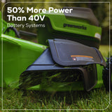 OPEN BOX 60V 21" Cordless Battery Dual Blade Self-Propelled Mower w/ (1) 8Ah battery and 6A Charger