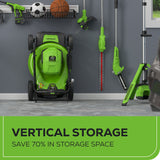 48V (24V x 2) 21" Cordless Battery Self-Propelled Mower 5PC Combo Kit w/ (2) 5.0Ah Batteries & Chargers