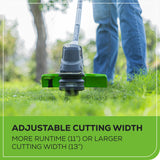 80V 13" String Trimmer w/ 2.0Ah Battery & Charger