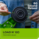 60V 16" Cordless Battery String Trimmer w/ 2.5Ah Battery and 3A Charger