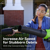 60V 750CFM Cordless Battery Blower w/ 4Ah HC Battery and 6A Charger