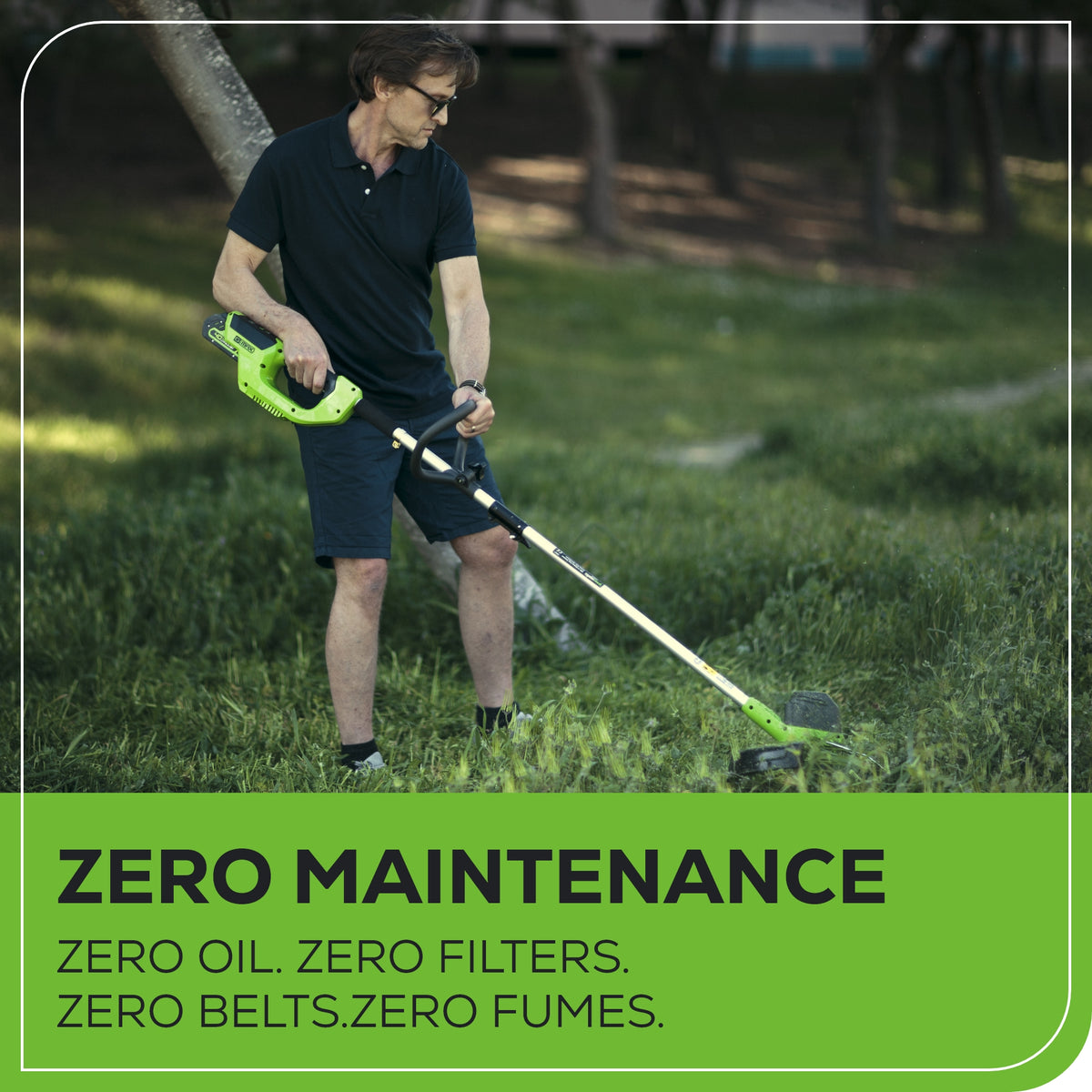 40V 12" Cordless String Trimmer and Leaf Blower Combo Kit w/ 2.0Ah Battery & Charger