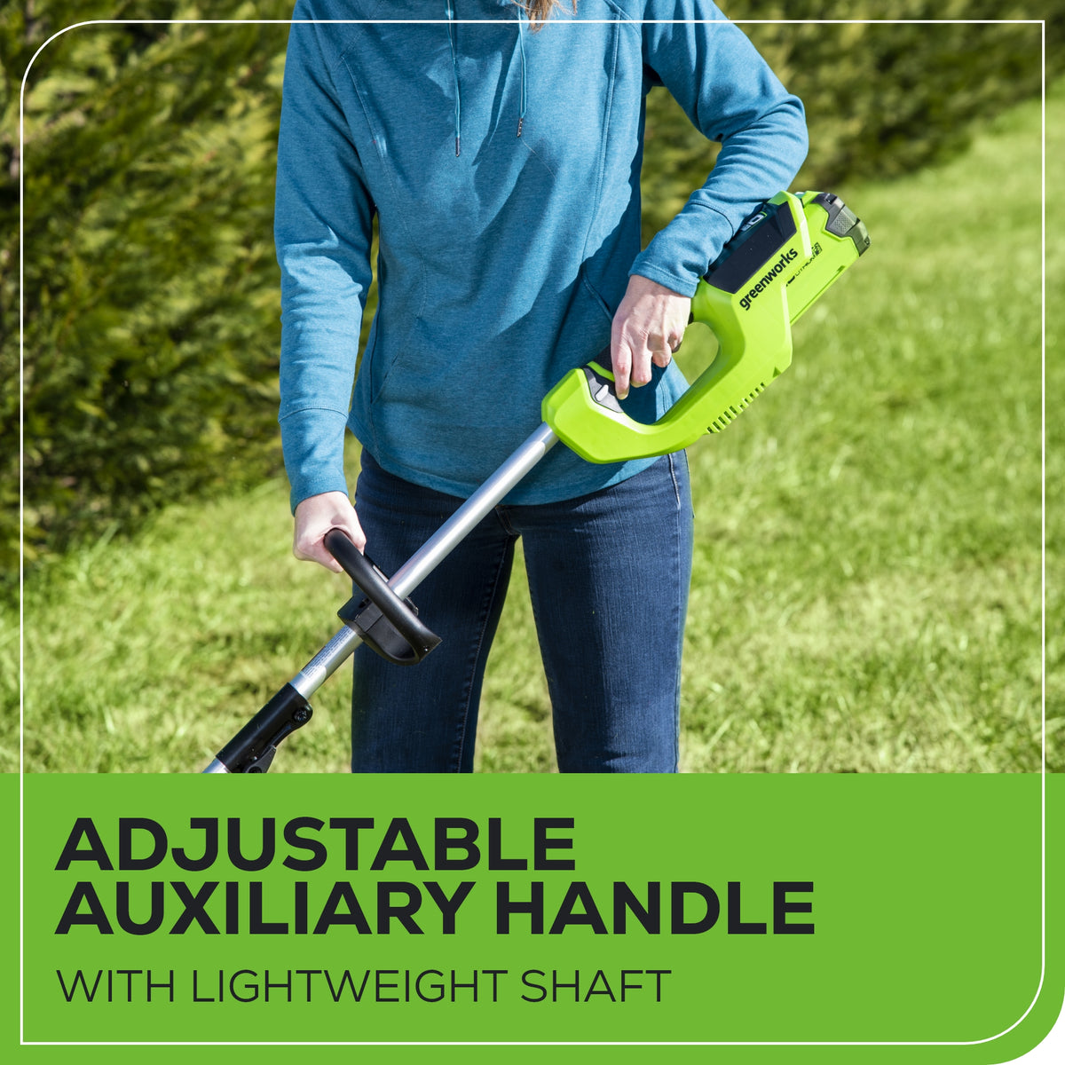 40V 15" Cordless Battery String Trimmer/350CFM Blower Combo Kit w/ 2.5Ah Battery & Charger