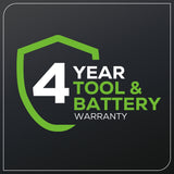 60V 8" Cordless Battery Edger Black Shaft w/ 2.0Ah Battery & Charger