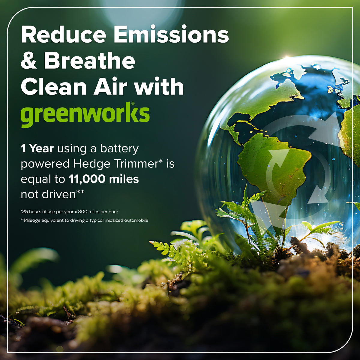 60V 26" Cordless Battery Hedge Trimmer 4000 SPM, 2Ah Battery and 3A Charger