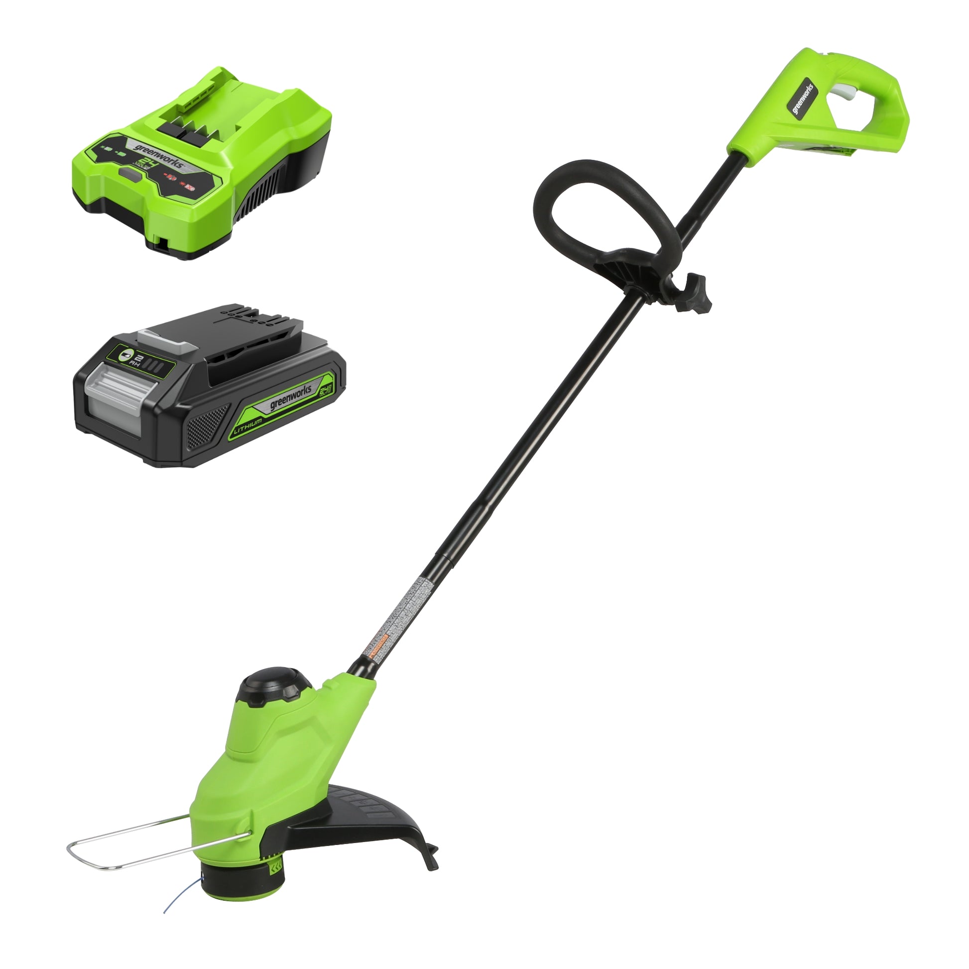 14V 10" Cordless String Trimmer and Battery | Greenworks Tools