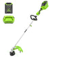 60V 16" Cordless Battery String Trimmer(Attachment Capable) w/ 4Ah Battery and 3A Charger