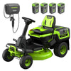 RENEWED 60V 30" CrossoverT Riding Lawn Tractor with (4) 8.0 Ah Batteries and 600-Watt Charger, CRT3062