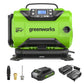 24V Cordless Battery Inflator w/ 2.0Ah Battery & Charger