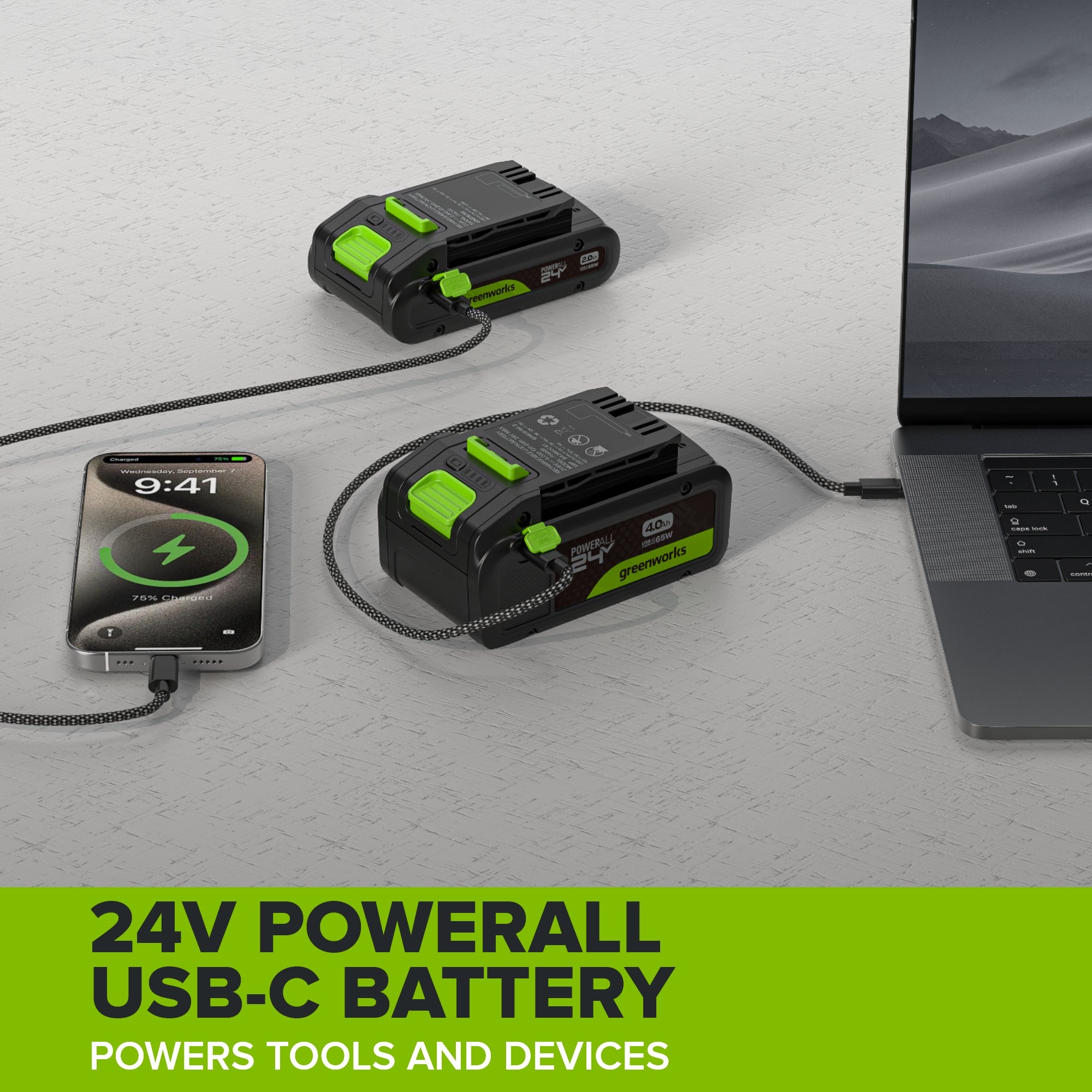 24V PowerAll Brushless 3.2° Oscillating Multi-Tool with 3 Blades & 30-Piece Sanding Set (Tool Only)