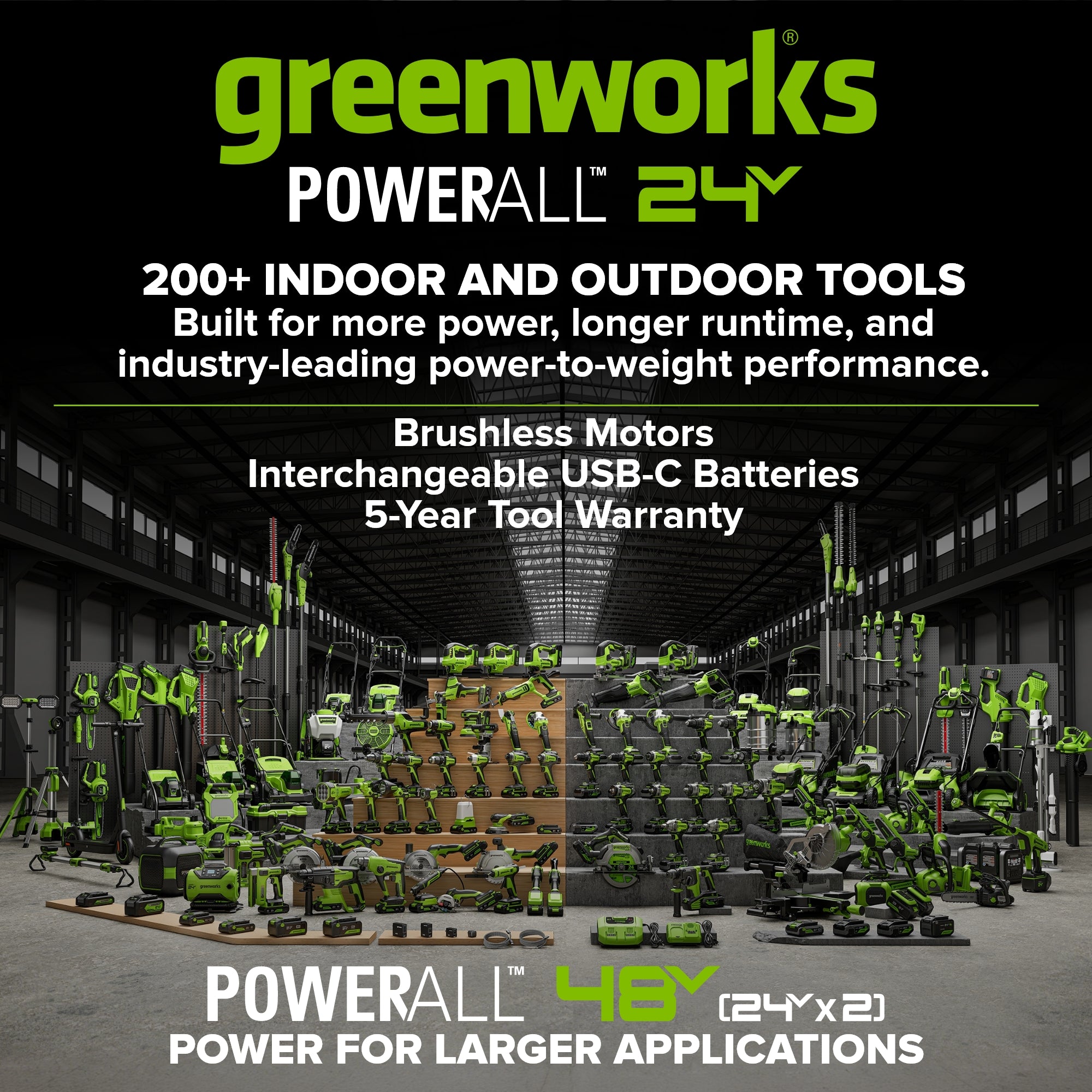 24V PowerAll Brushless 3.2° Oscillating Multi-Tool with 3 Blades & 30-Piece Sanding Set (Tool Only)