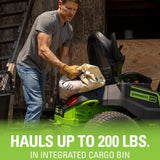 80V 42" Cordless Battery CrossoverZ Zero Turn Lawn Mower: (6) 4.0 Ah Batteries and (3) 8A Dual-Port Turbo Chargers, CRZ4281
