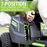 80V 42" Cordless Battery CrossoverZ Zero Turn Lawn Mower: (6) 4.0 Ah Batteries and (3) 8A Dual-Port Turbo Chargers, CRZ4281