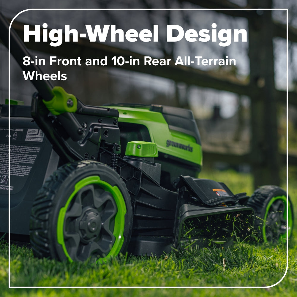 80V 21" Cordless Battery 4-in-1 Self-Propelled Mower: (1) 4.0Ah,(1) 2.0Ah Batteries & 2A Charger