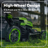 80V 21" Cordless Battery 4-in-1 Self-Propelled Mower: (1) 4.0Ah,(1) 2.0Ah Batteries & 2A Charger