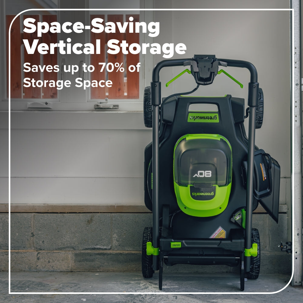 80V 21" Cordless Battery 4-in-1 Self-Propelled Mower: (1) 4.0Ah,(1) 2.0Ah Batteries & 2A Charger