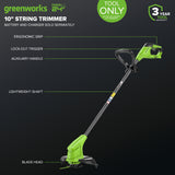 24V 10" Cordlees String Trimmer (Tool Only): (20) String Trimmer Blades