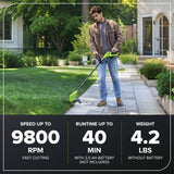 24V 10" Cordlees String Trimmer (Tool Only): (20) String Trimmer Blades