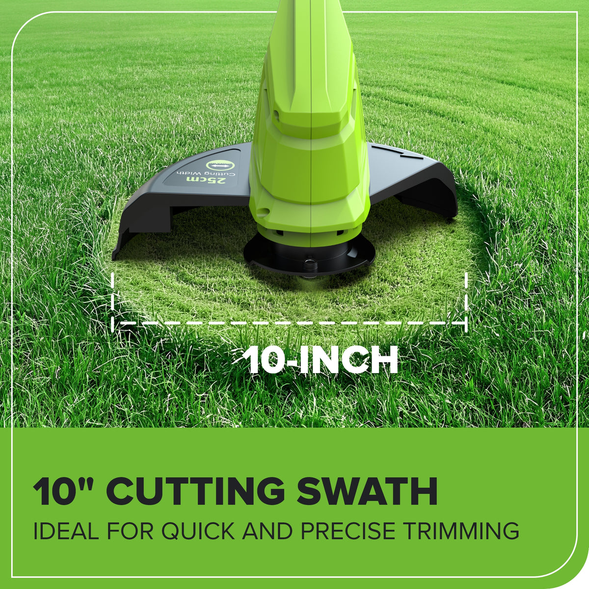 24V 10" Cordlees String Trimmer (Tool Only): (20) String Trimmer Blades