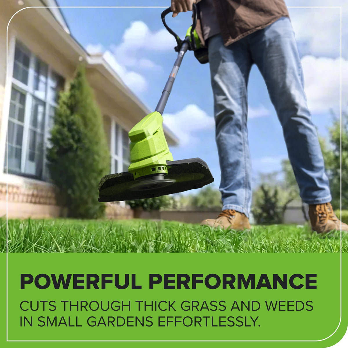 24V 10" Cordlees String Trimmer (Tool Only): (20) String Trimmer Blades
